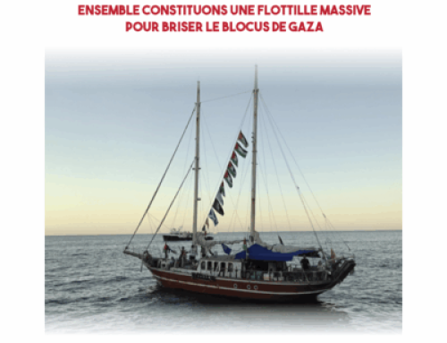 La FSU s&rsquo;inscrit dans la campagne française de la Flottille Liberté pour Gaza