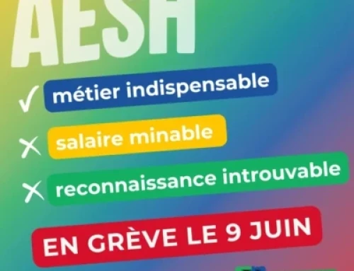 Mobilisation des AESH le 09/06
